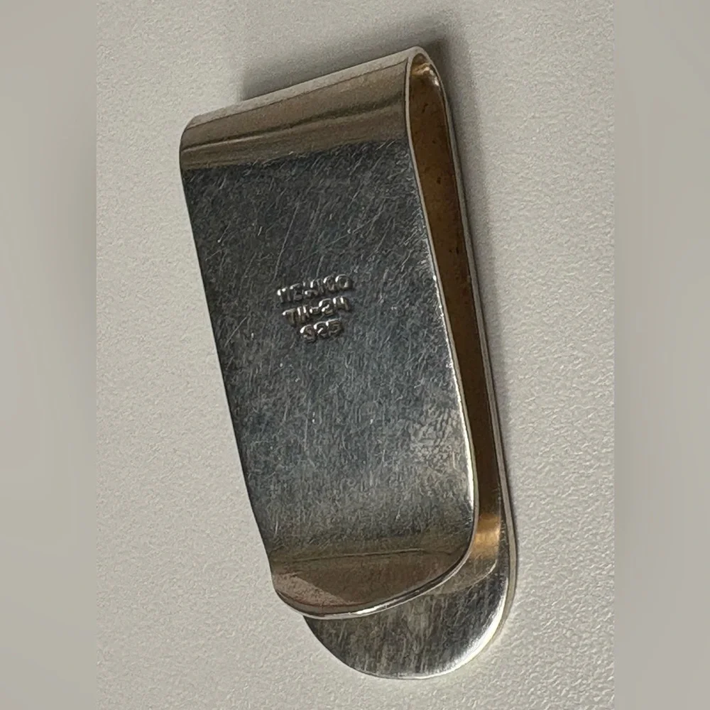 Sterling Silver with Abalone Money Clip